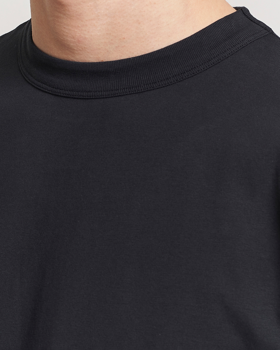 Herren | T-Shirts | Tekla | Organic Cotton Sleeping T-Shirt Black