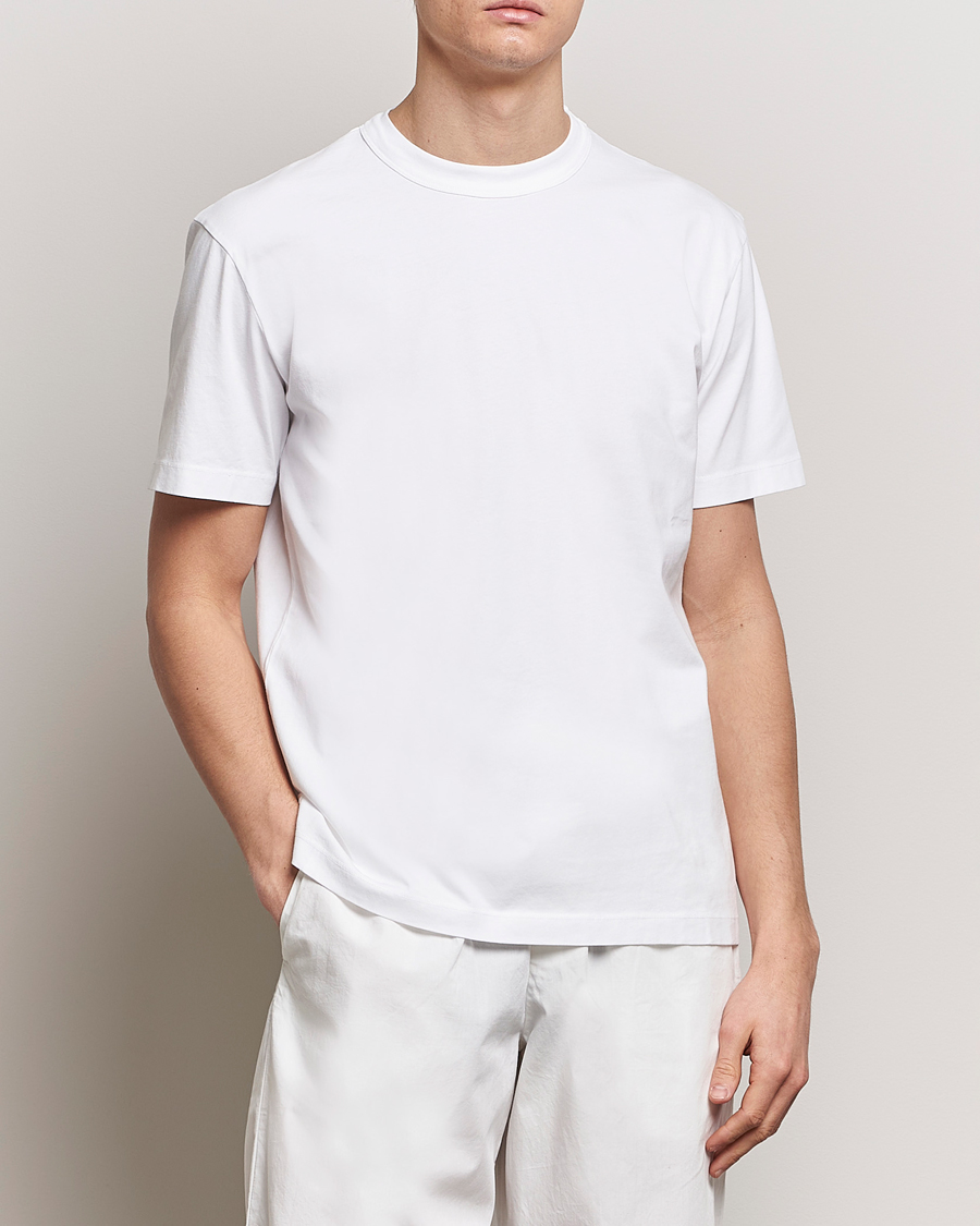 Herren | T-Shirts | Tekla | Organic Cotton Sleeping T-Shirt White