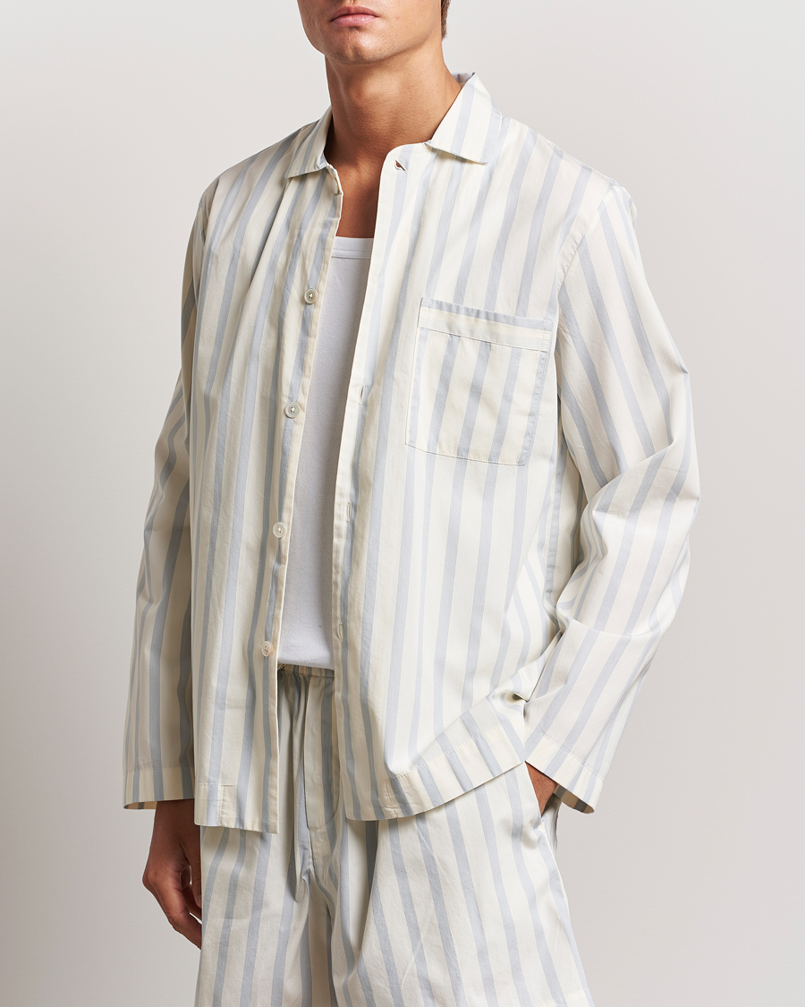 Herren | Schlafanzüge & Bademäntel | Tekla | Poplin Pyjama Shirt Needle Stripes