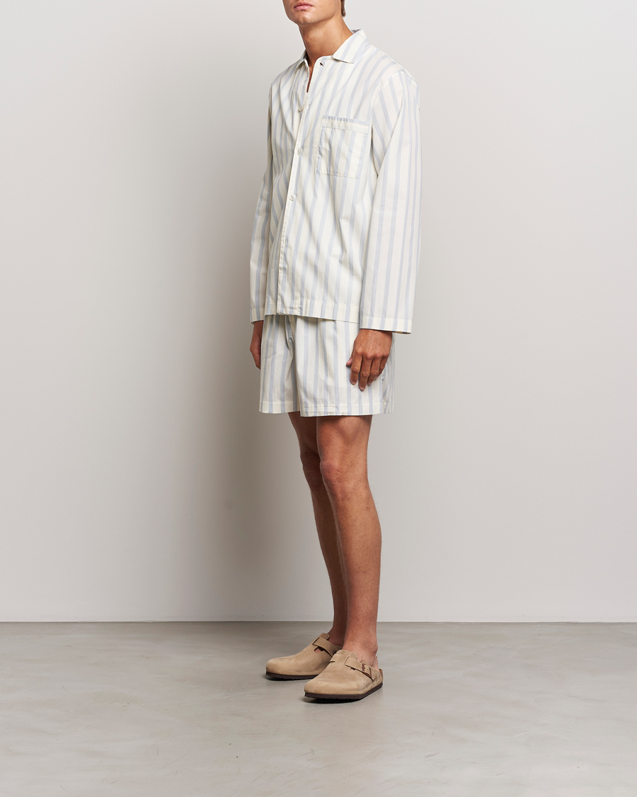 Herren | Schlafanzüge & Bademäntel | Tekla | Poplin Pyjama Shorts Needle Stripes