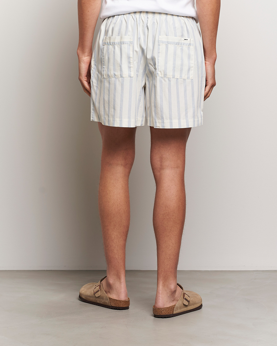 Herren | Schlafanzüge & Bademäntel | Tekla | Poplin Pyjama Shorts Needle Stripes