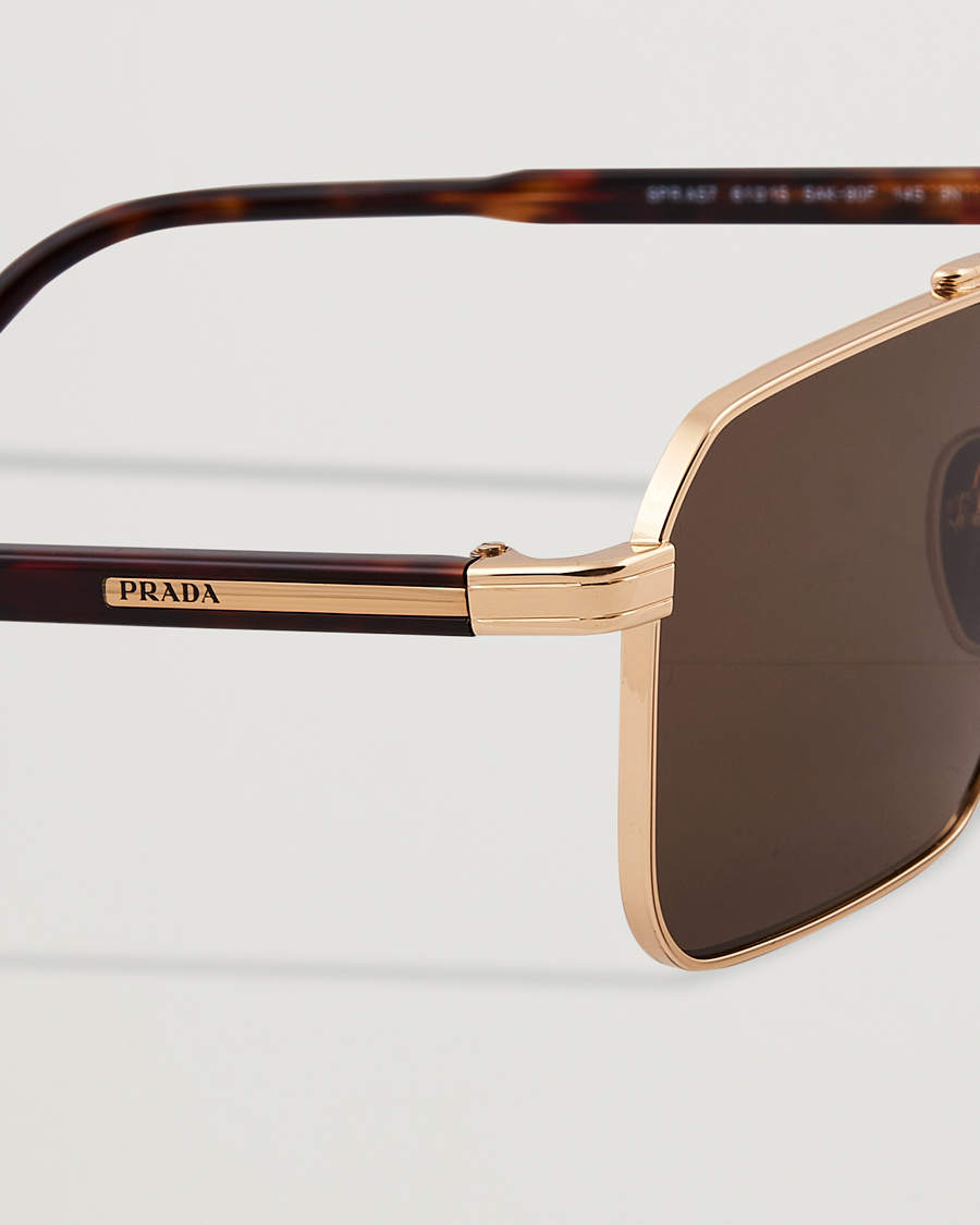 Herren | Sonnenbrillen | Prada Eyewear | Prada 0PR A57S Metal Sunglasses Gold