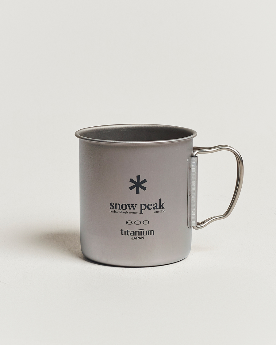 Herren | Outdoor living | Snow Peak | Single Wall Mug 600 Titanium