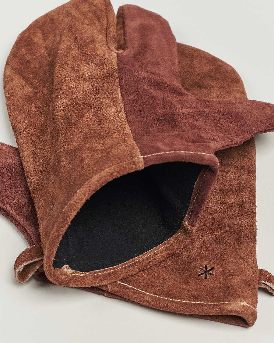 Men | Outdoor living | Snow Peak | Campers Mittens Brown