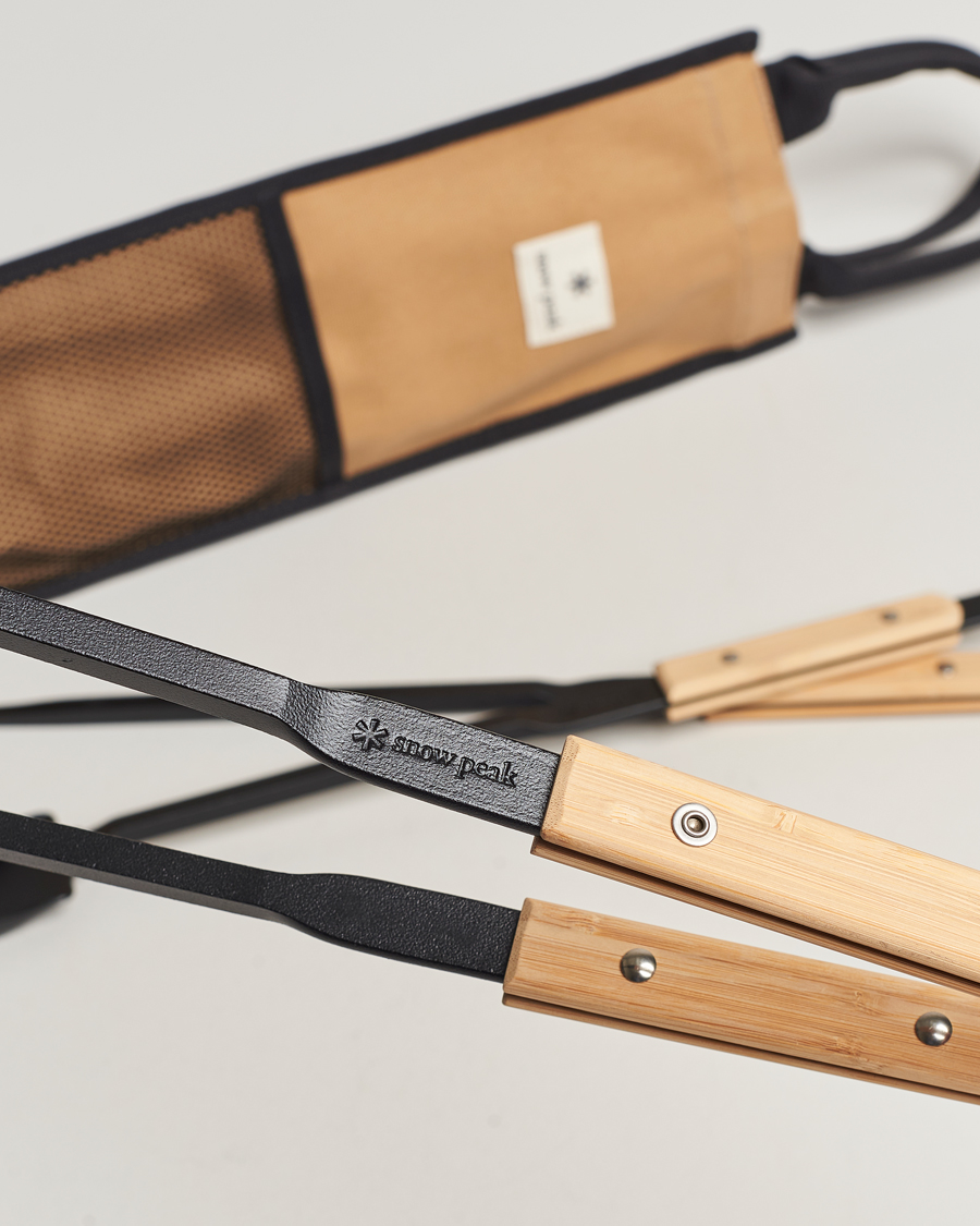 Herr | Active | Snow Peak | Fire Tool Set Pro Steel/Bamboo