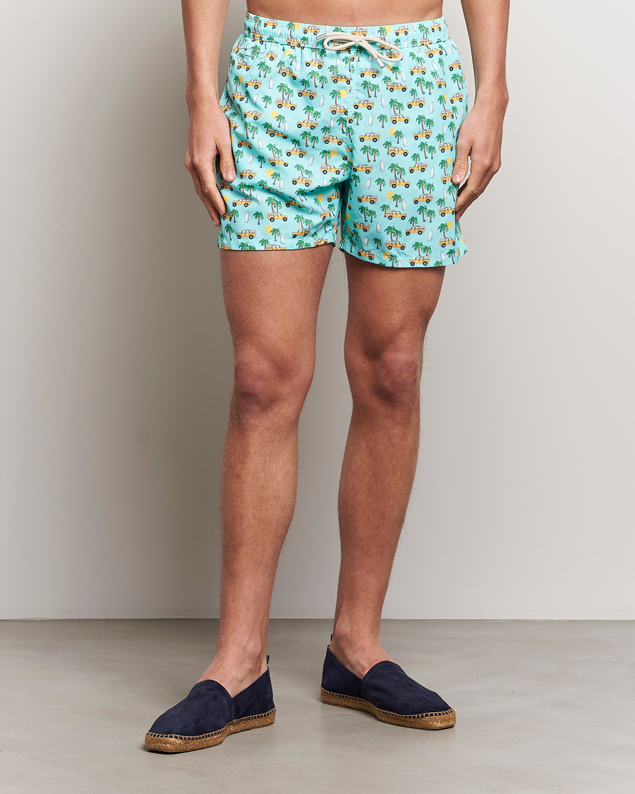 Herren | Kleidung | MC2 Saint Barth | Printed Swim Shorts Road Car