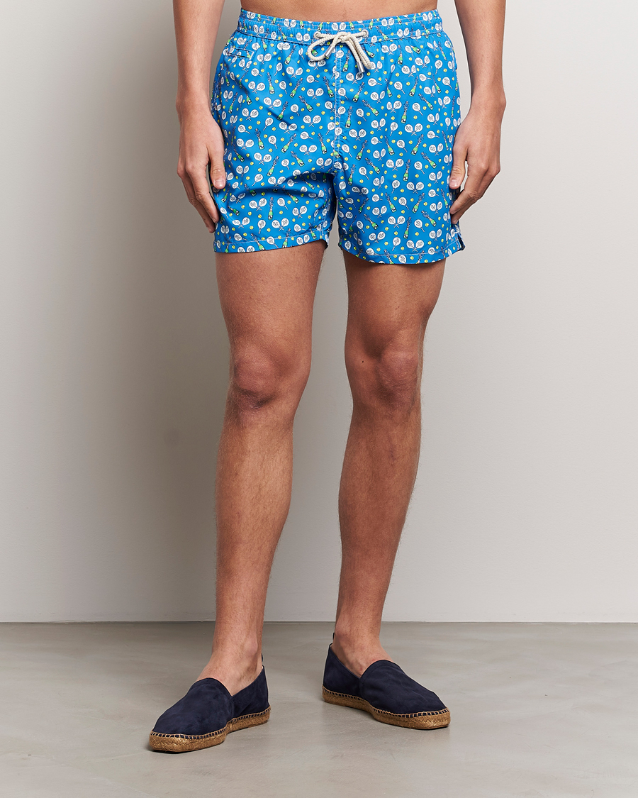 Men |  | MC2 Saint Barth | Printed Swim Shorts Padel Winner