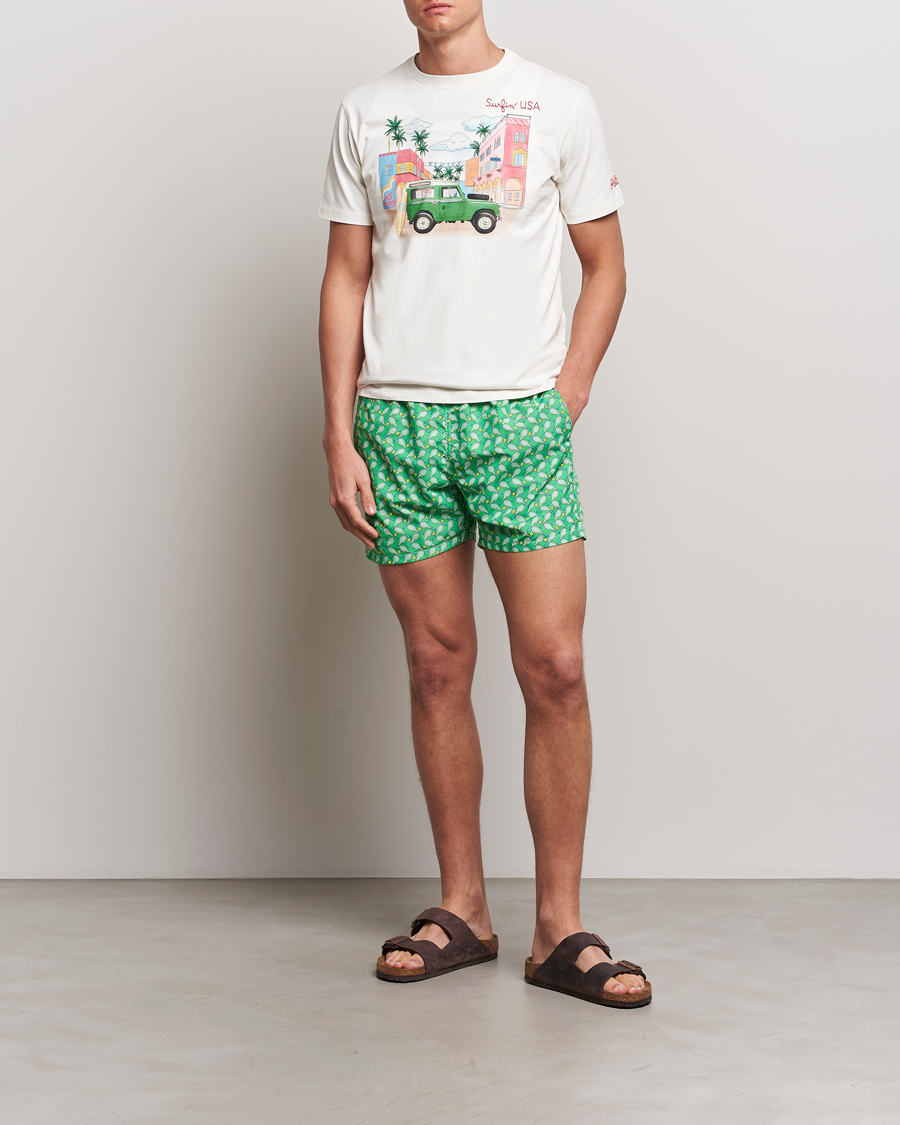 Herren | Badehosen | MC2 Saint Barth | Printed Swim Shorts Tennis Cross