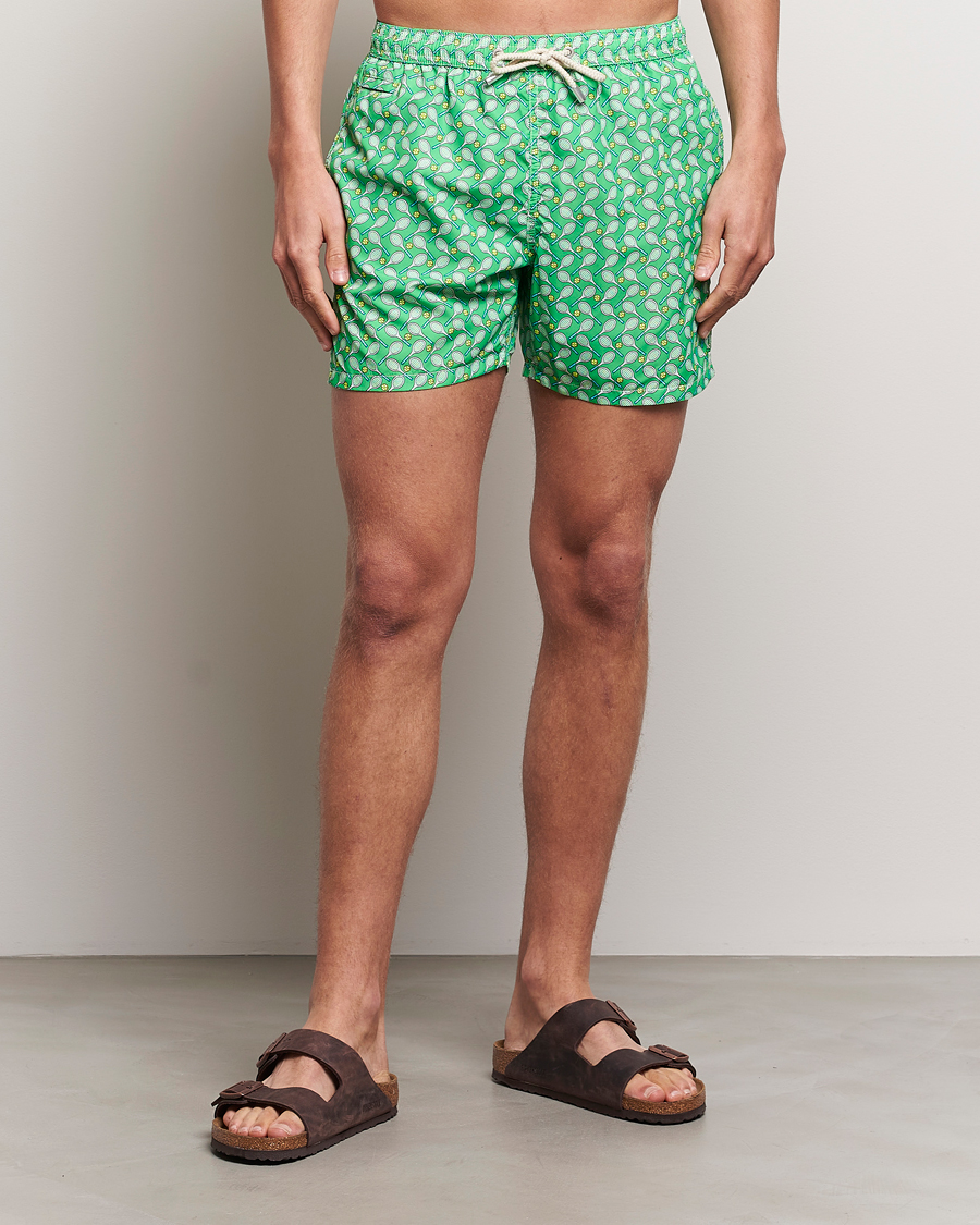 Men |  | MC2 Saint Barth | Printed Swim Shorts Tennis Cross