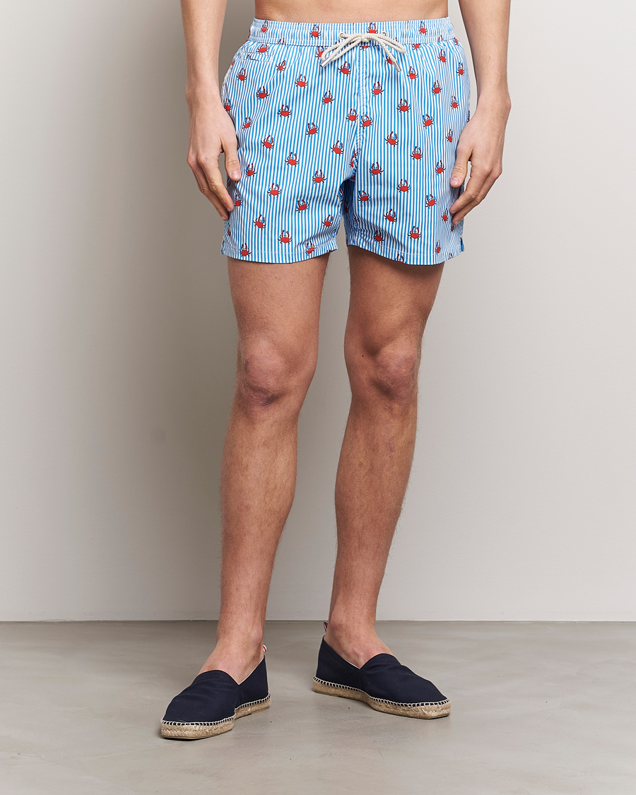 Herren | Kleidung | MC2 Saint Barth | Printed Swim Shorts Crabs Stripes