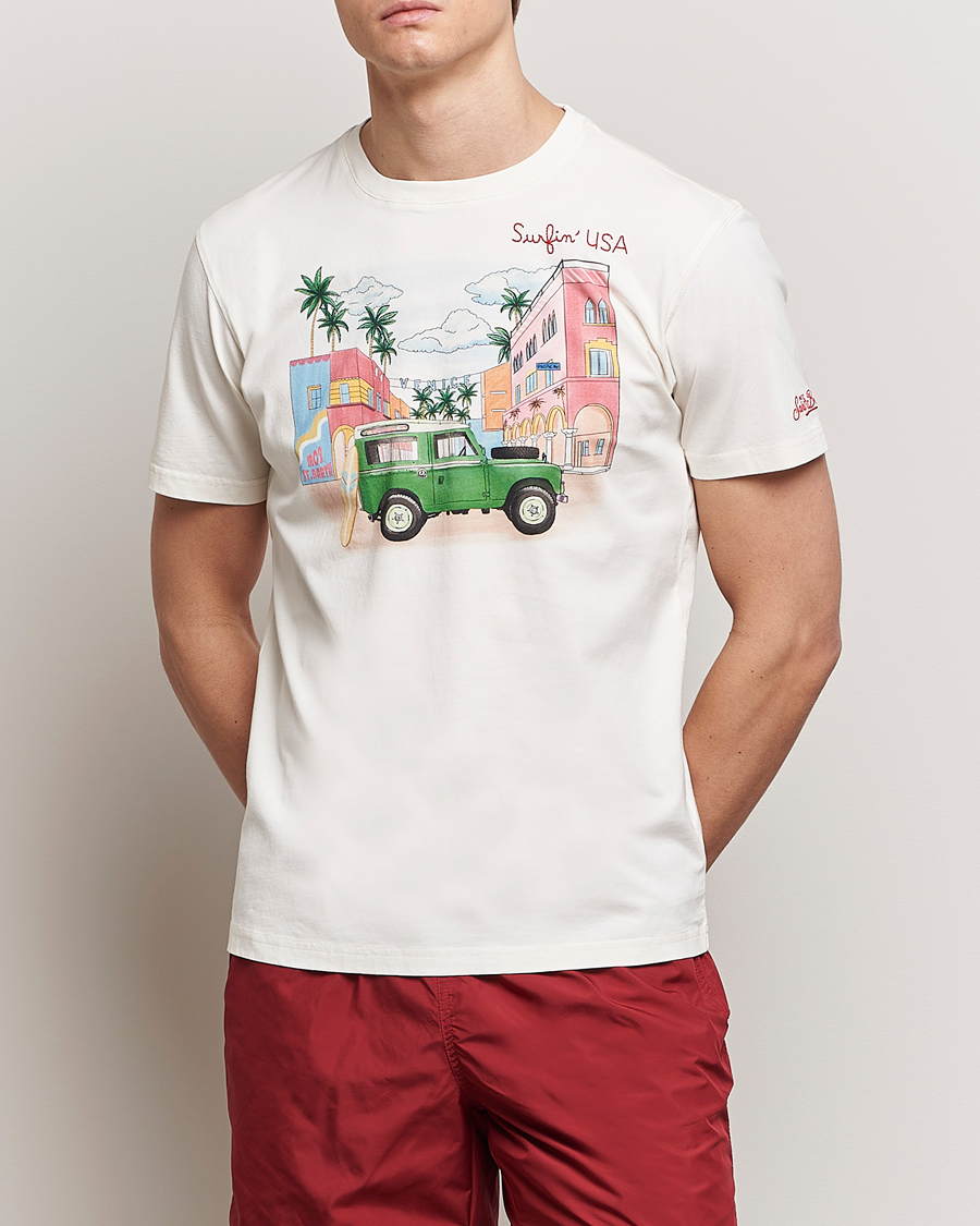 Herren | Aktuelle Marken | MC2 Saint Barth | Printed Cotton T-Shirt Surfing USA