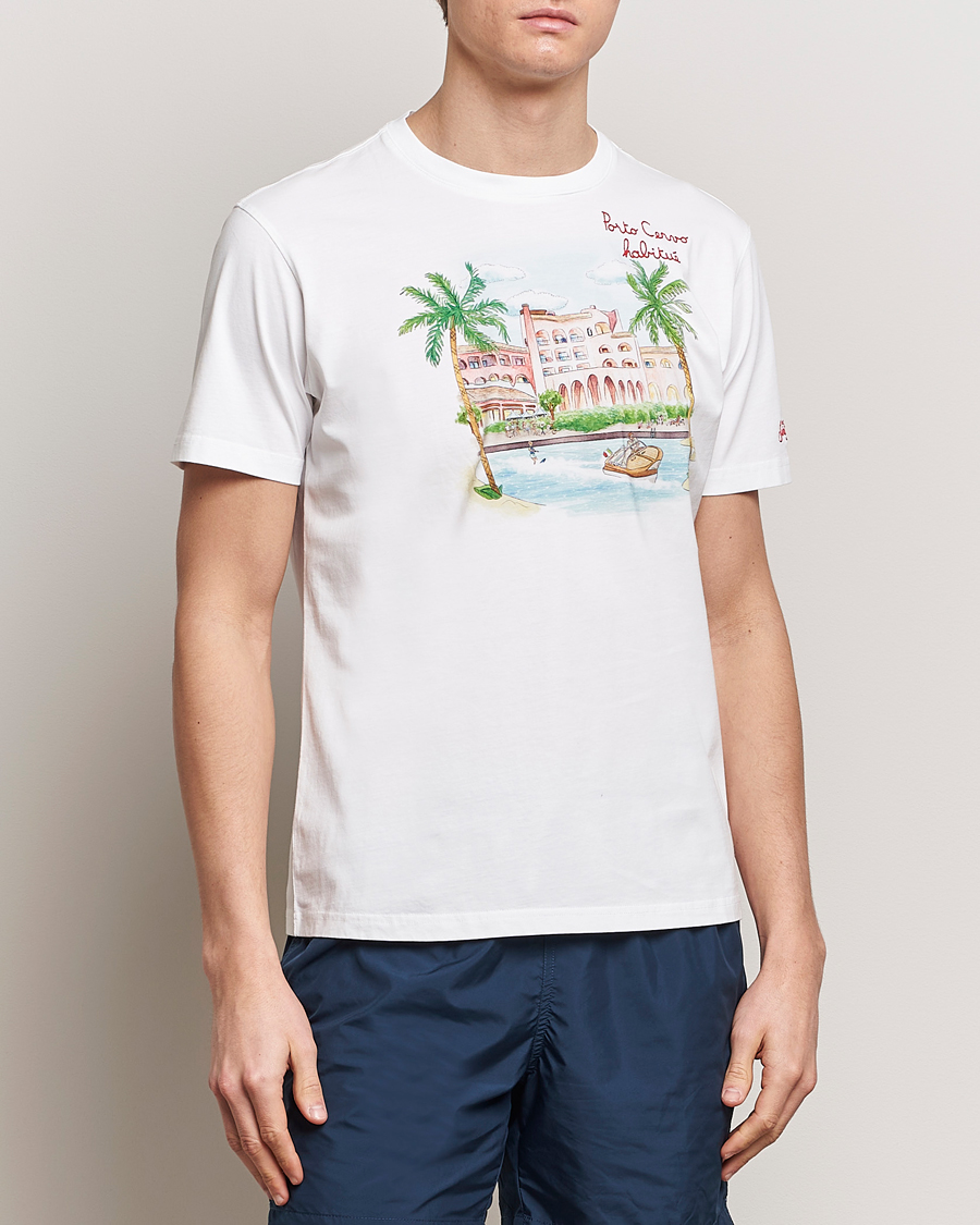 Herren | Kleidung | MC2 Saint Barth | Printed Cotton T-Shirt Porto Cervo