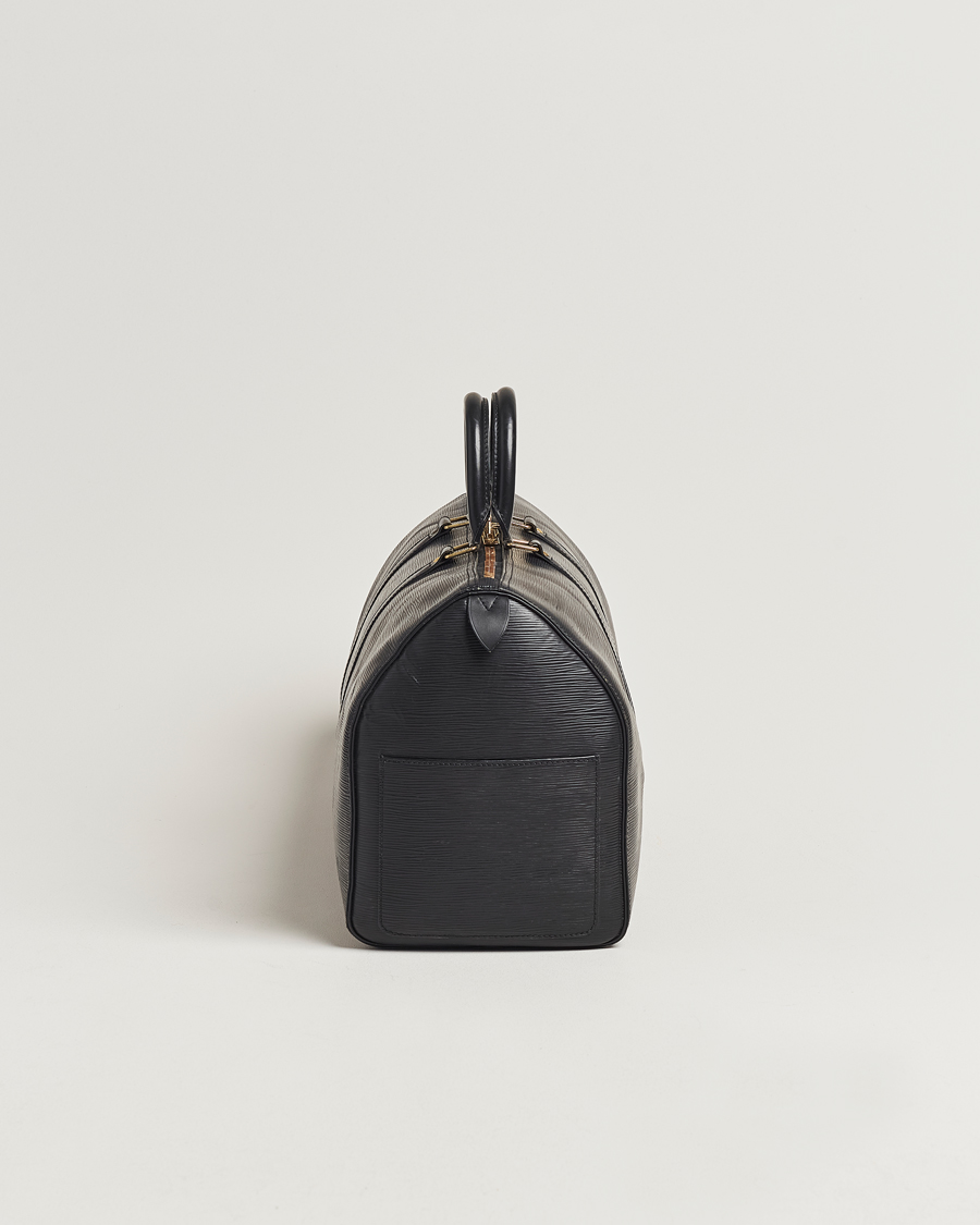 Herren | Louis Vuitton Pre-Owned Keepall 45 EPI Leather Bag Black | Louis Vuitton Pre-Owned | Keepall 45 EPI Leather Bag Black