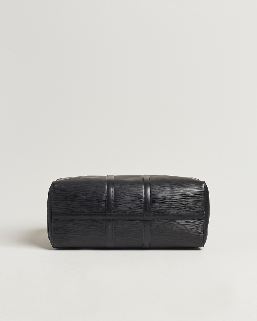 Herren | Louis Vuitton Pre-Owned Keepall 45 EPI Leather Bag Black | Louis Vuitton Pre-Owned | Keepall 45 EPI Leather Bag Black