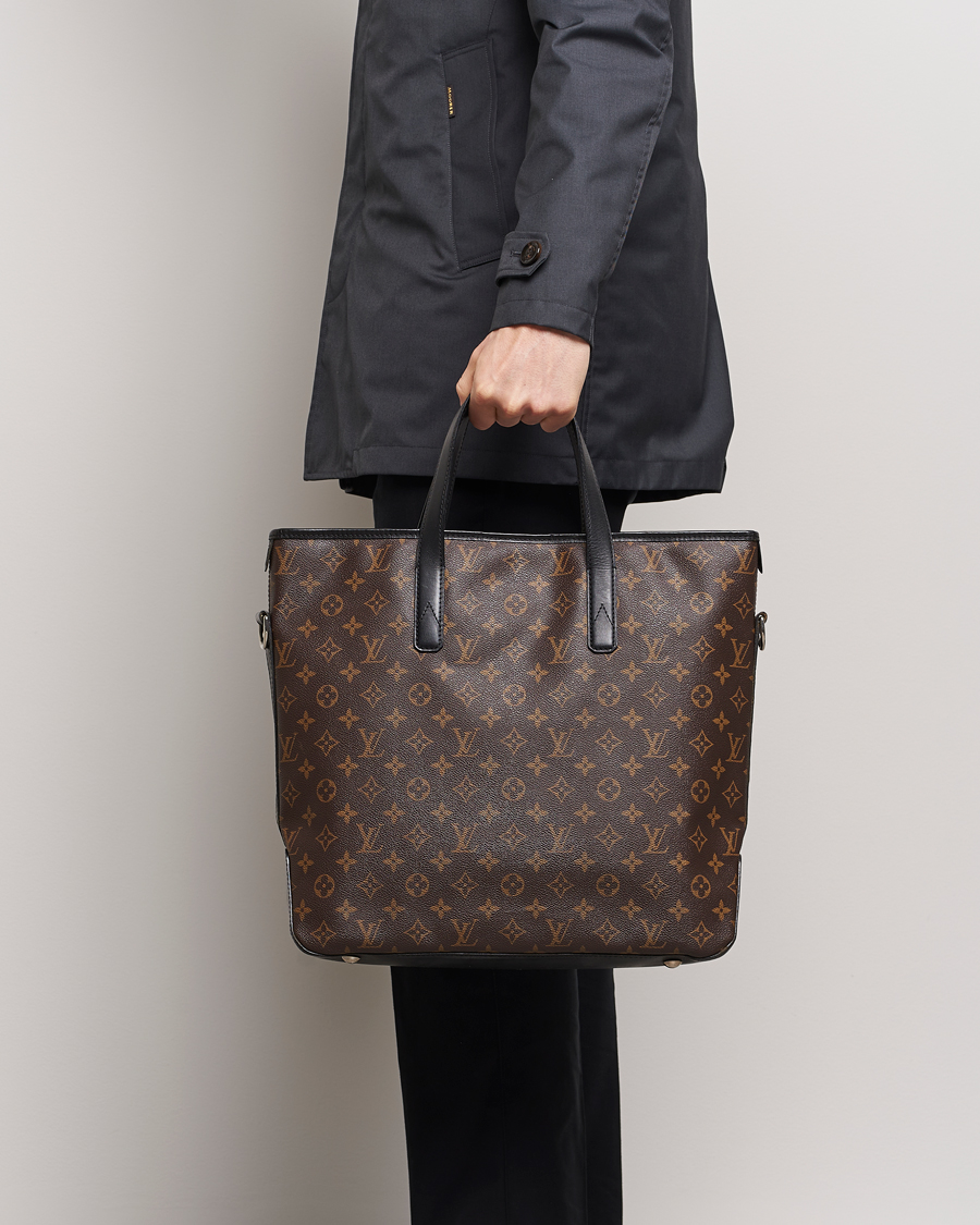 Men | Pre-Owned & Vintage Bags | Louis Vuitton Pre-Owned | Davis Macassar Tote Monogram