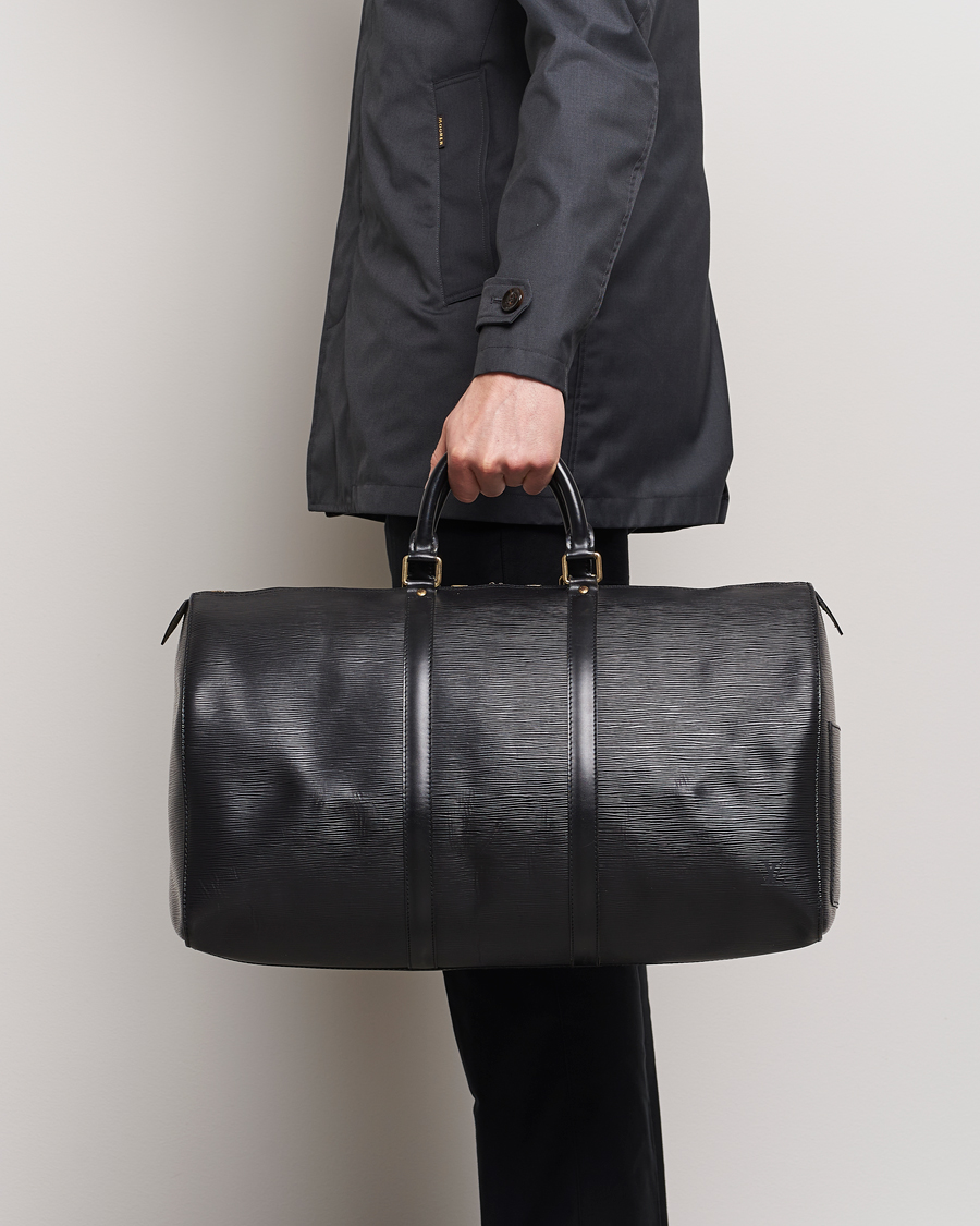 Herren | Accessoires | Louis Vuitton Pre-Owned | Keepall 50 EPI Leather Bag Black