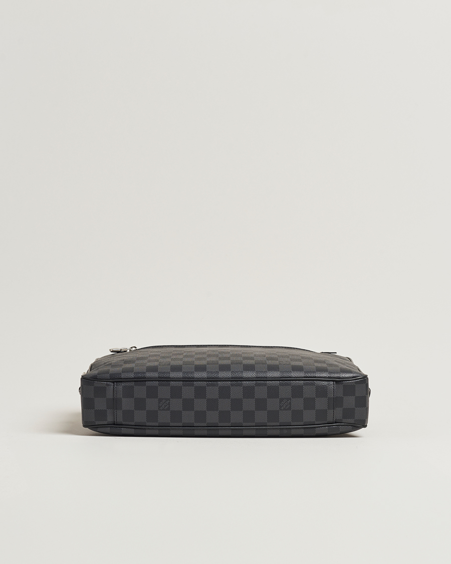 Herren | Louis Vuitton Pre-Owned Porte Document Business Damier Graphite | Louis Vuitton Pre-Owned | Porte Document Business Damier Graphite
