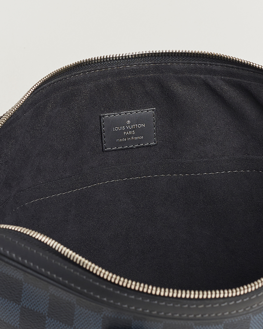 Herren | Louis Vuitton Pre-Owned Dandy Slim Briefcase Damier Navy | Louis Vuitton Pre-Owned | Dandy Slim Briefcase Damier Navy