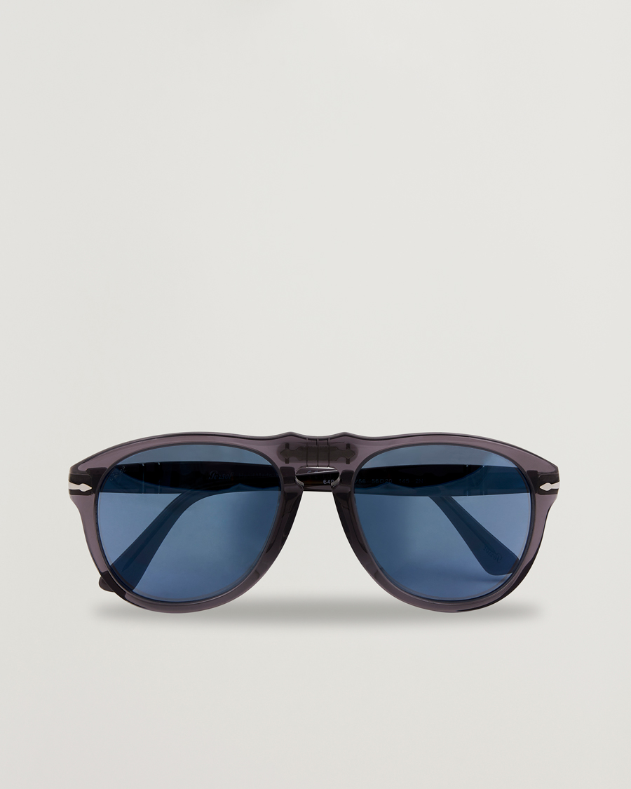 Herren | Persol 0PO0649 Sunglasses Transparent Grey | Persol | 0PO0649 Sunglasses Transparent Grey