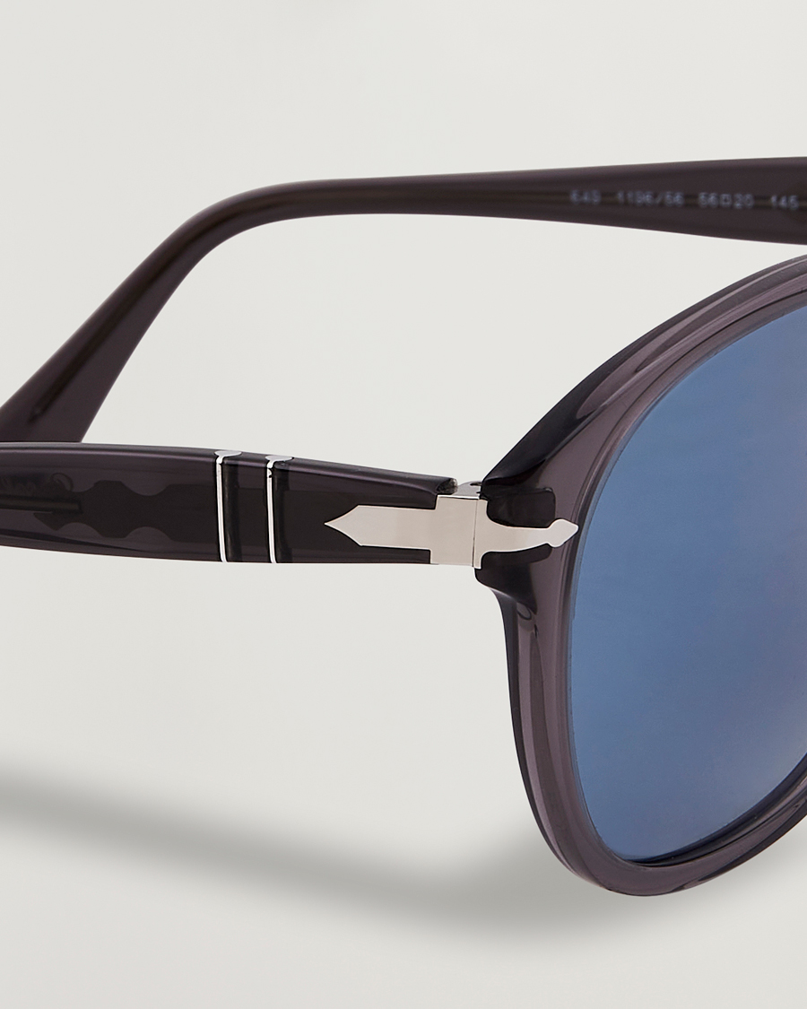Herren | Persol 0PO0649 Sunglasses Transparent Grey | Persol | 0PO0649 Sunglasses Transparent Grey