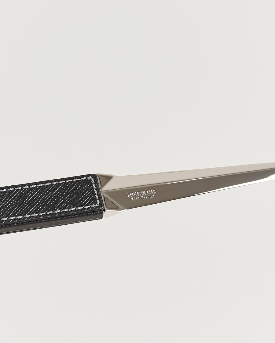 Herren | Für das Zuhause | Montblanc | Letter Opener in Steel and Leather Black