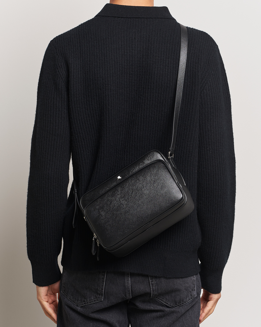 Herren | Montblanc Sartorial Messenger Bag Black | Montblanc | Sartorial Messenger Bag Black