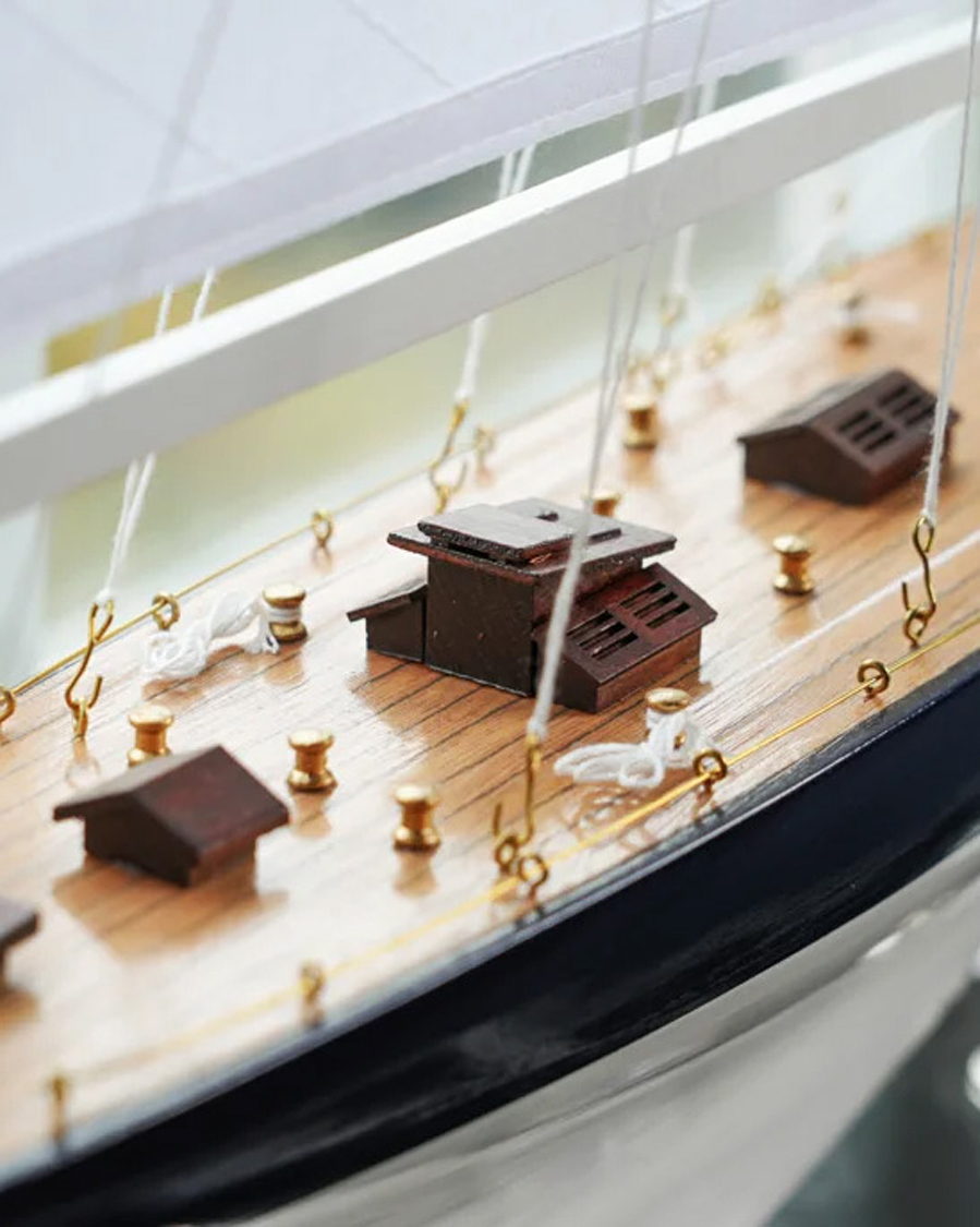 Herren | Dekoration | Authentic Models | J-Yacht Rainbow 1934 Black/White