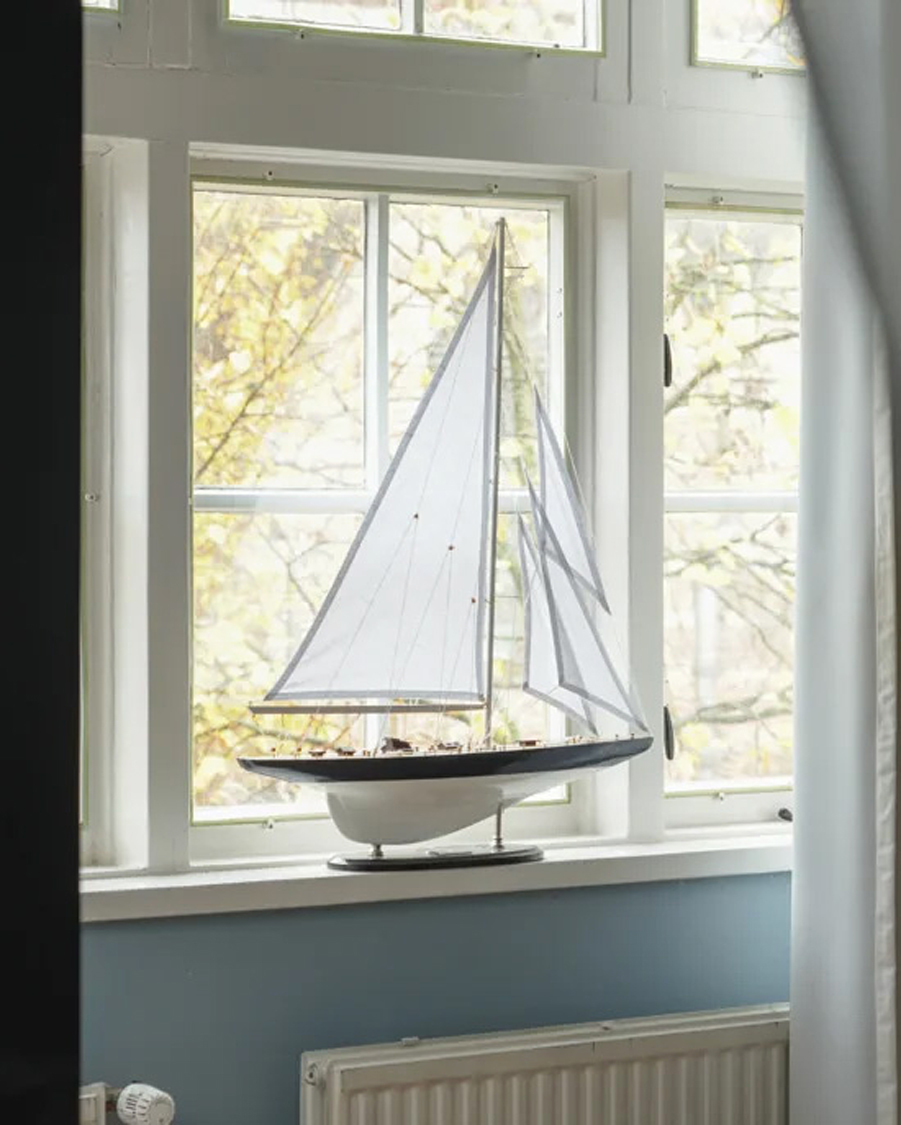 Herren | Dekoration | Authentic Models | J-Yacht Rainbow 1934 Black/White