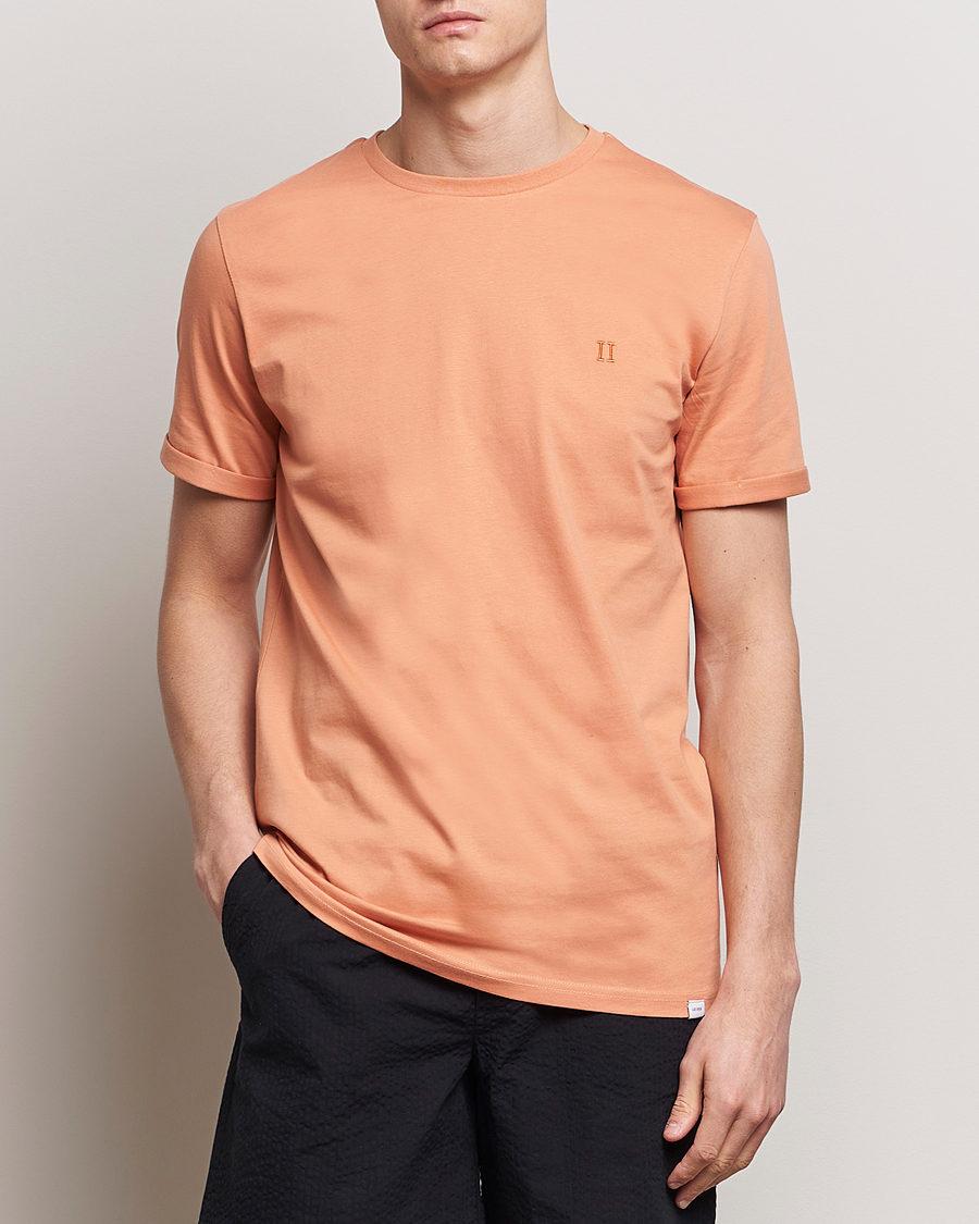 Herren | Neu im Onlineshop | LES DEUX | Nørregaard Cotton T-Shirt Baked Papaya Orange