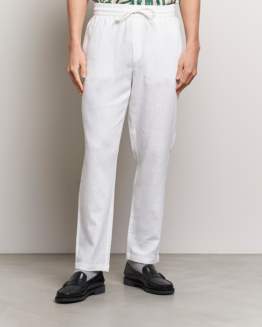 Men | Clothing | LES DEUX | Patrick Linen Pants White