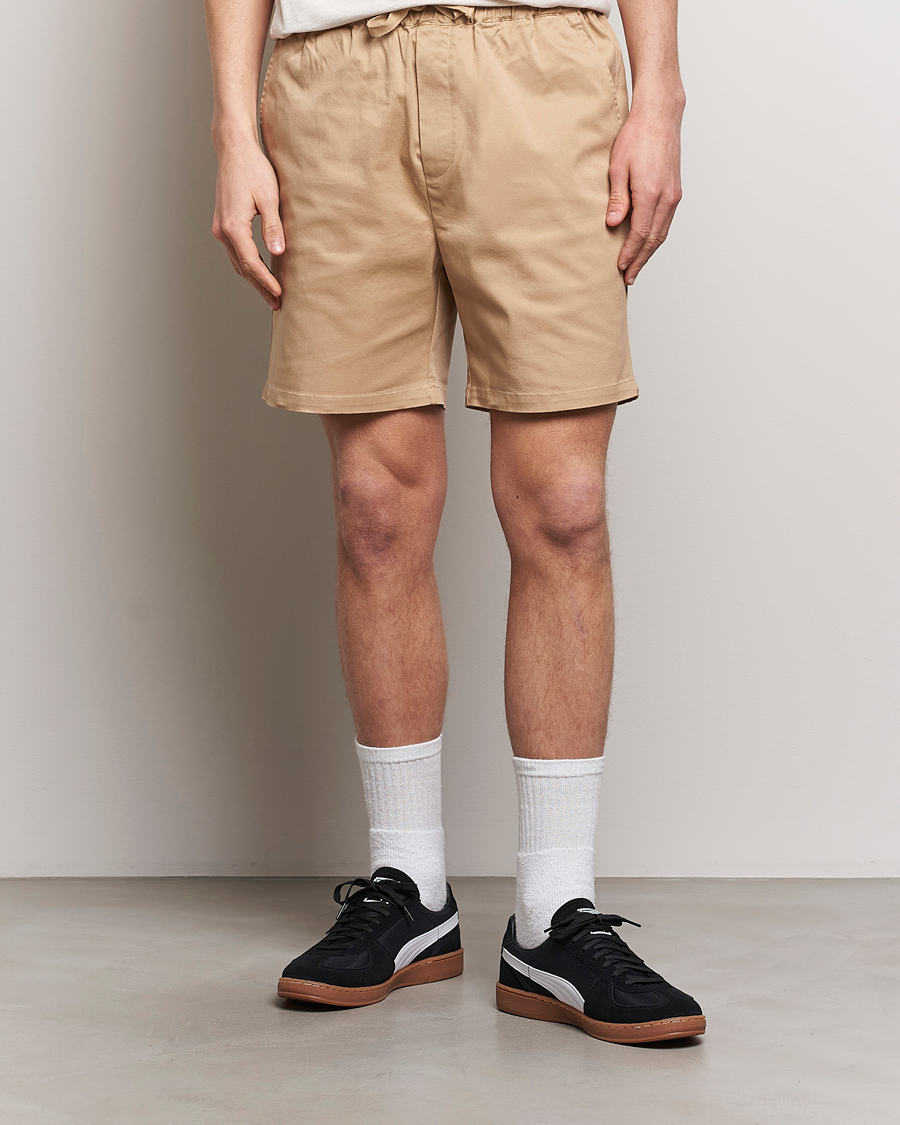 Herr | Nya varumärken | LES DEUX | Otto Cotton Shorts Warm Sand