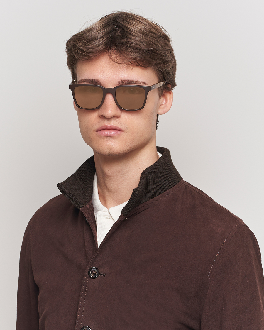 Herren | Sonnenbrillen | Oliver Peoples | Mr. Federer Sunglasses Matte Umber