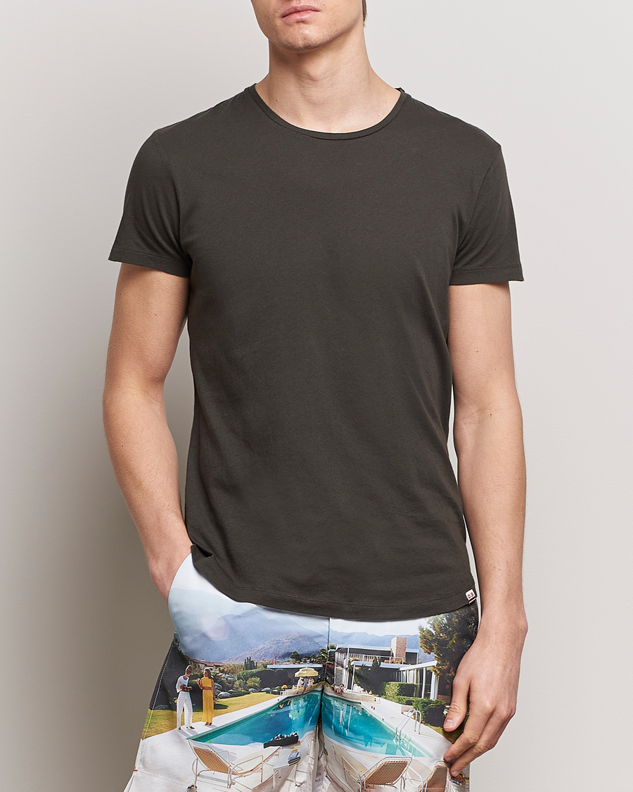 Herren |  | Orlebar Brown | OB Crew Neck Tee Smoked Tea