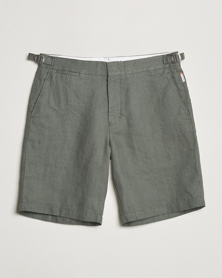 Herren |  | Orlebar Brown | Norwich Linen Shorts Light Kombu