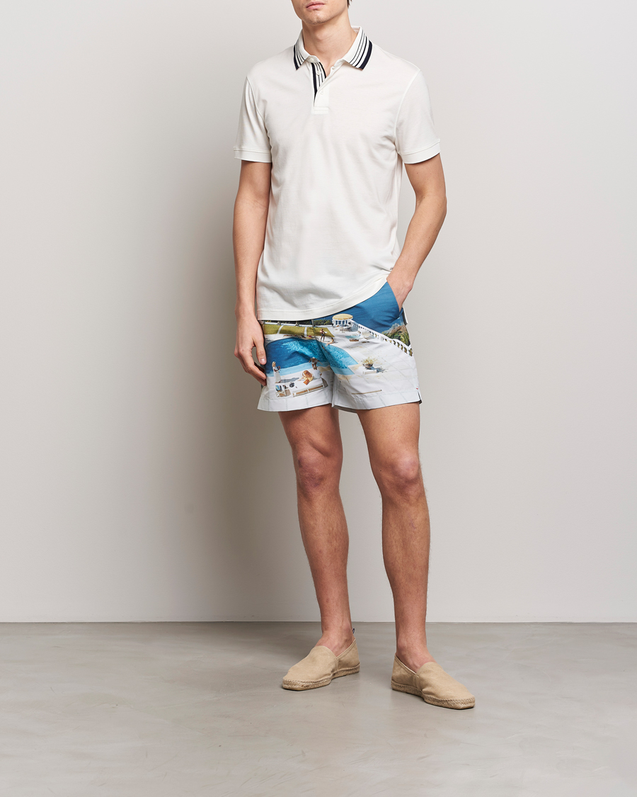 Herren | Orlebar Brown Bulldog Slim Aarons Photo Swim Shorts Pacifico | Orlebar Brown | Bulldog Slim Aarons Photo Swim Shorts Pacifico