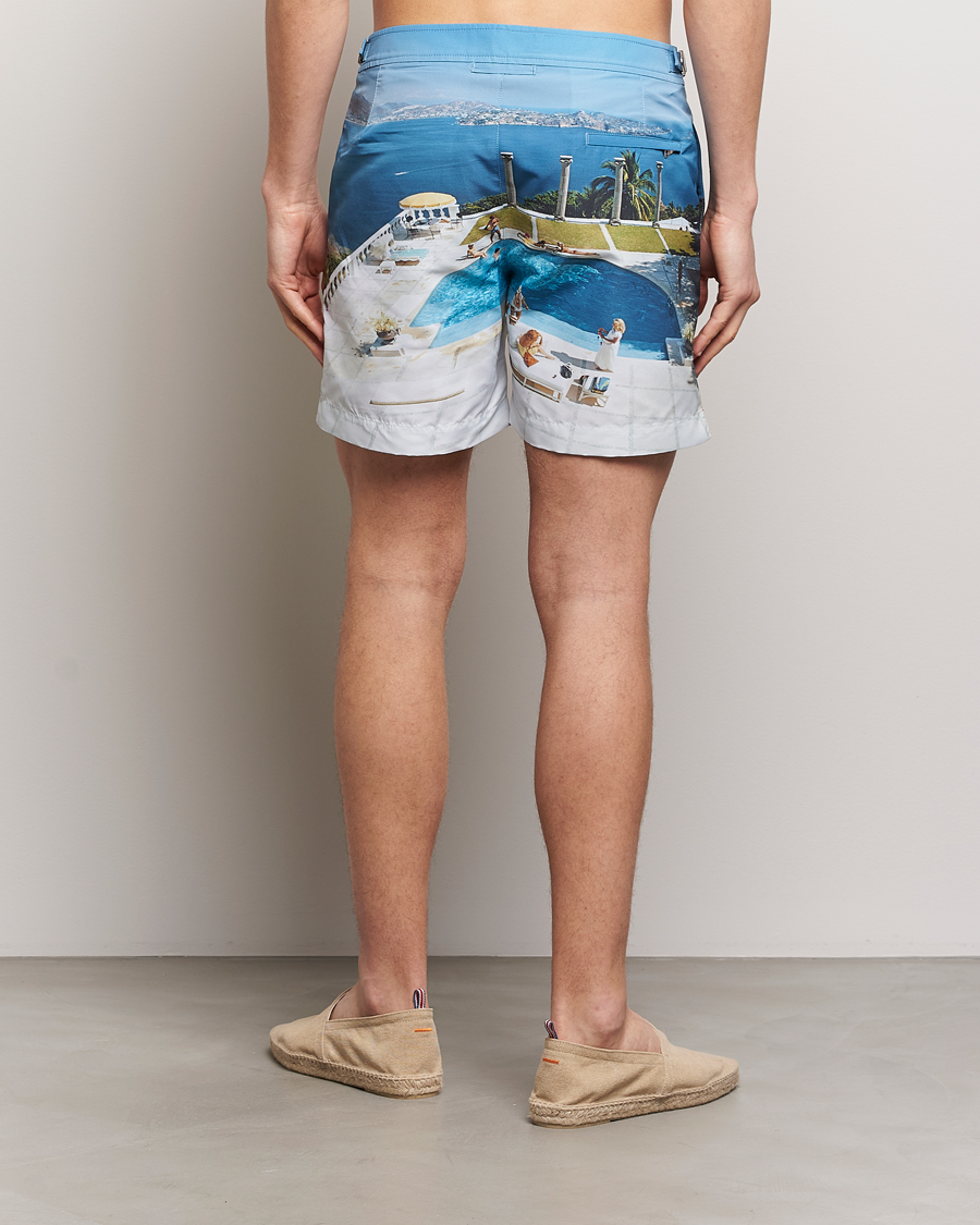 Herren | Orlebar Brown Bulldog Slim Aarons Photo Swim Shorts Pacifico | Orlebar Brown | Bulldog Slim Aarons Photo Swim Shorts Pacifico