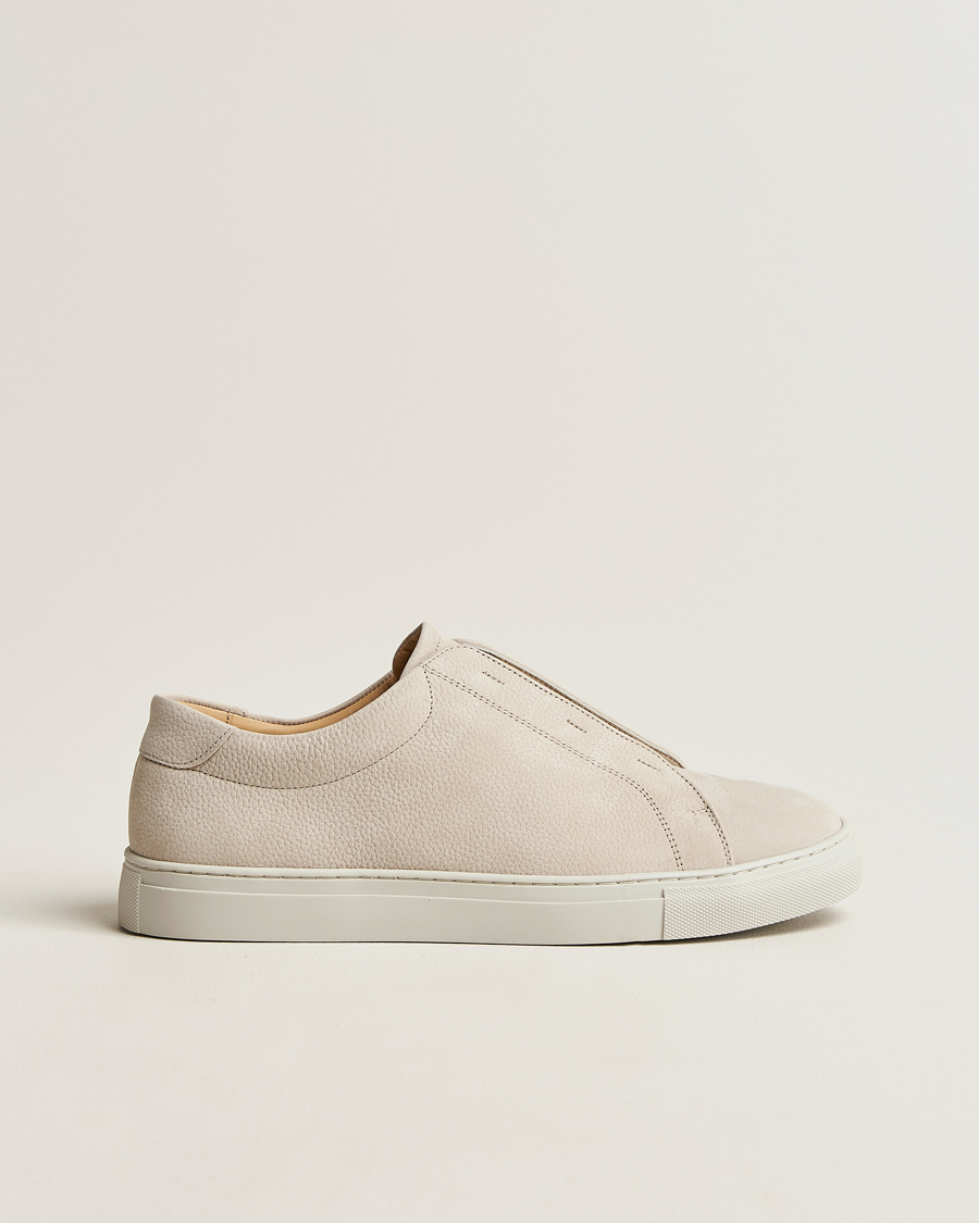 Herren | Sneaker | Myrqvist | Alnö Sneakers Beige Nubuck