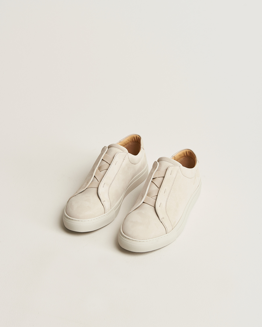 Herren | Sneaker | Myrqvist | Alnö Sneakers Beige Nubuck