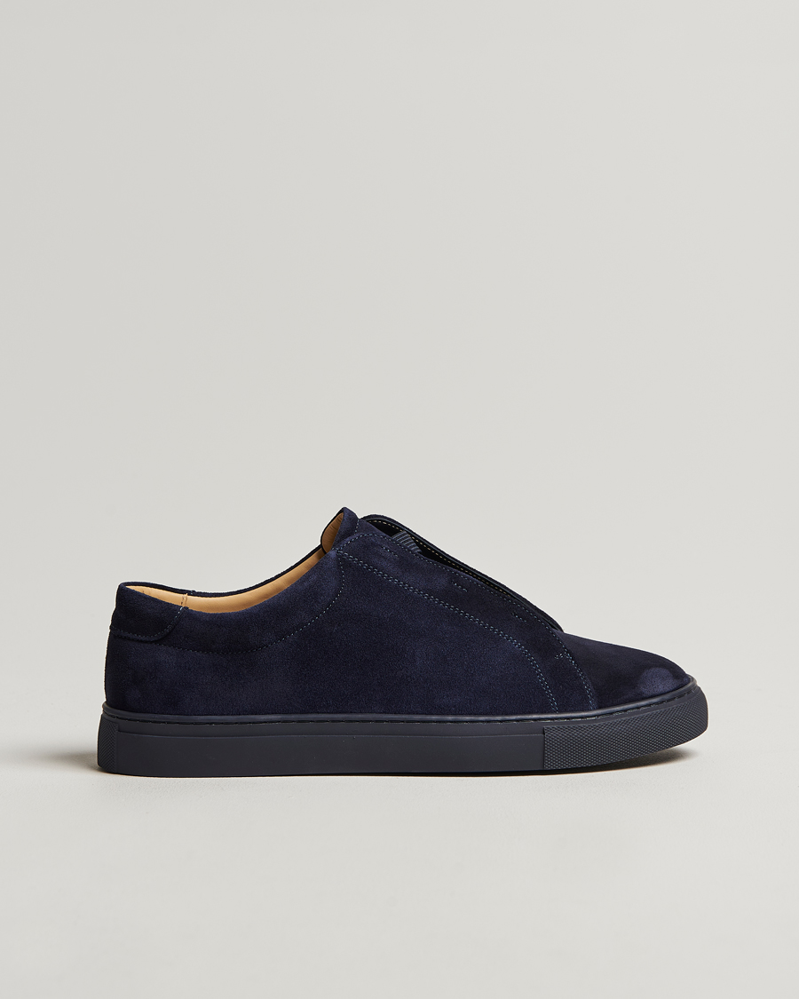 Herren | Sneaker | Myrqvist | Alnö Sneakers Navy Suede
