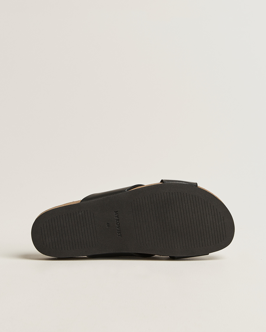 Herren | Sandalen & Pantoletten | Myrqvist | Solvik Sandals Black Calf