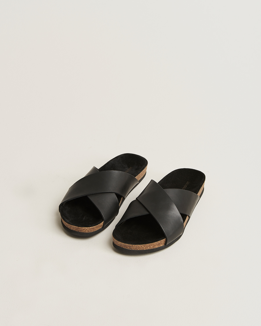 Herren |  | Myrqvist | Solvik Sandals Black Calf