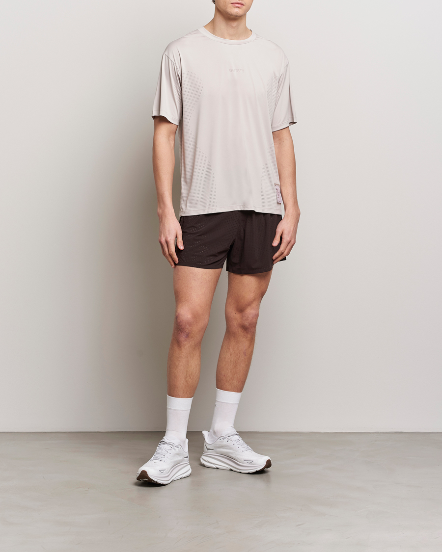 Herren | Shorts | Satisfy | Space-O 5 Inch Shorts Dark Mahogany