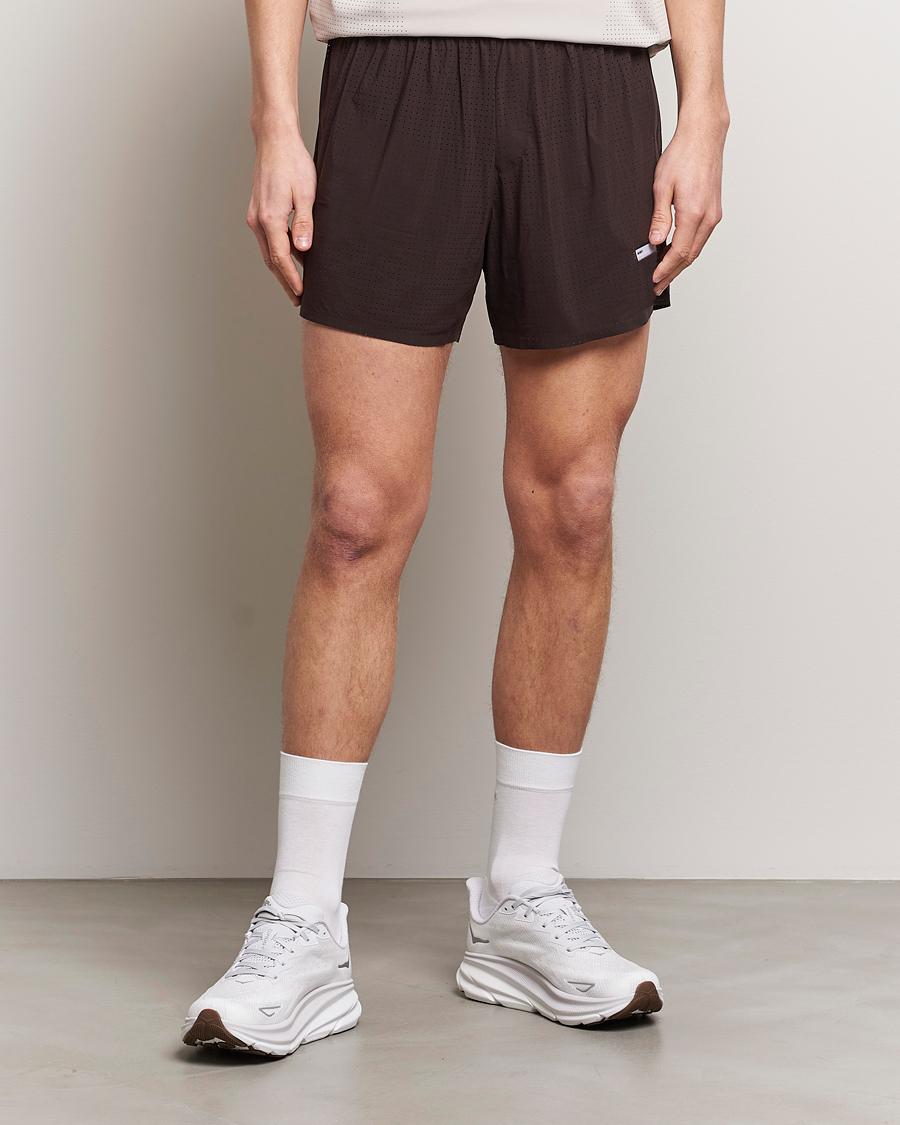 Herr | Kläder | Satisfy | Space-O 5 Inch Shorts Dark Mahogany