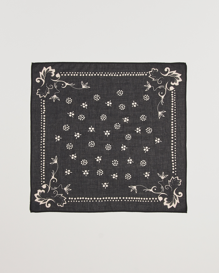 Herren |  | Nudie Jeans | Ingrid Ornament Bandana Black