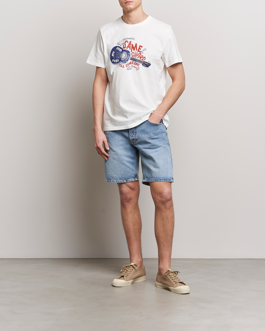 Herren | Shorts | Nudie Jeans | Seth Denim Shorts Sea Salt