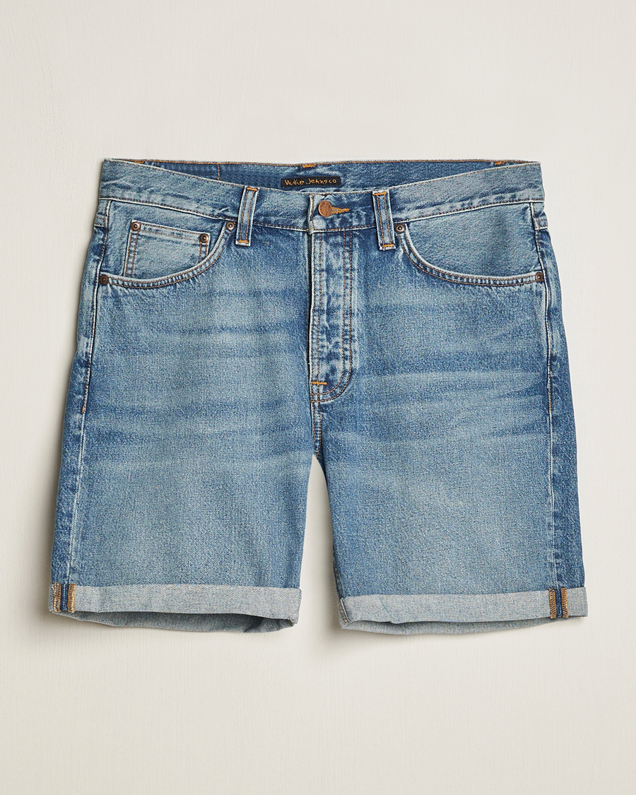Herren | Shorts | Nudie Jeans | Josh Denim Shorts Blue Haze