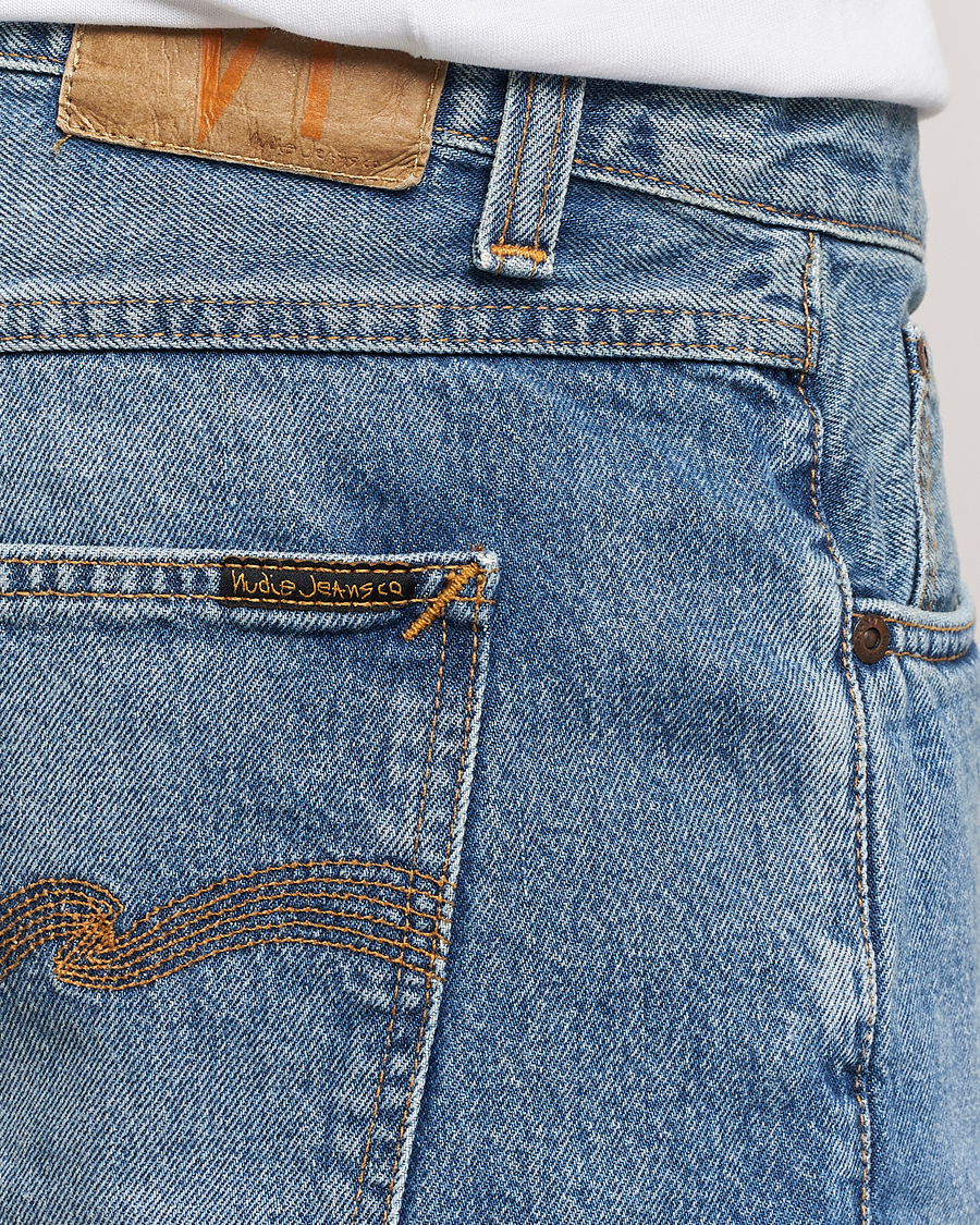 Herren | Shorts | Nudie Jeans | Josh Denim Shorts Blue Haze