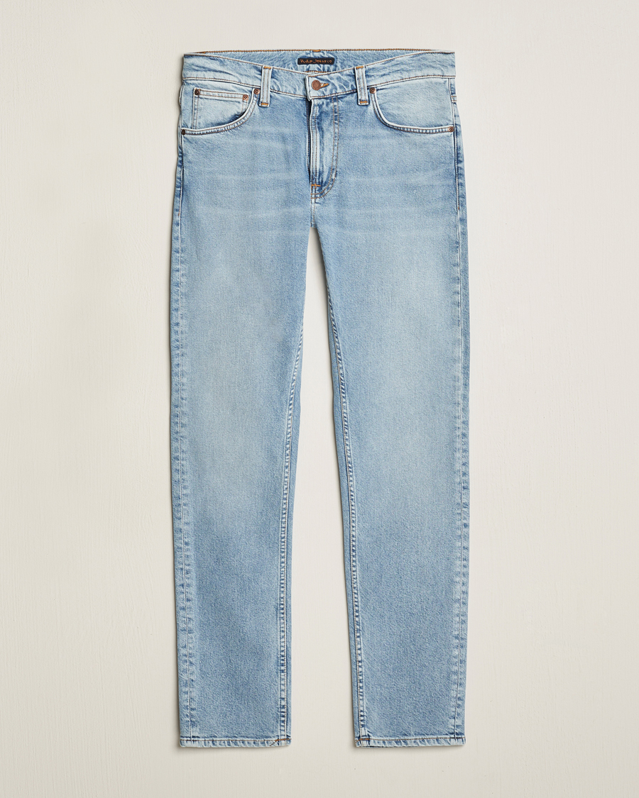 Herren | Jeans | Nudie Jeans | Lean Dean Jeans Warm Days Blue