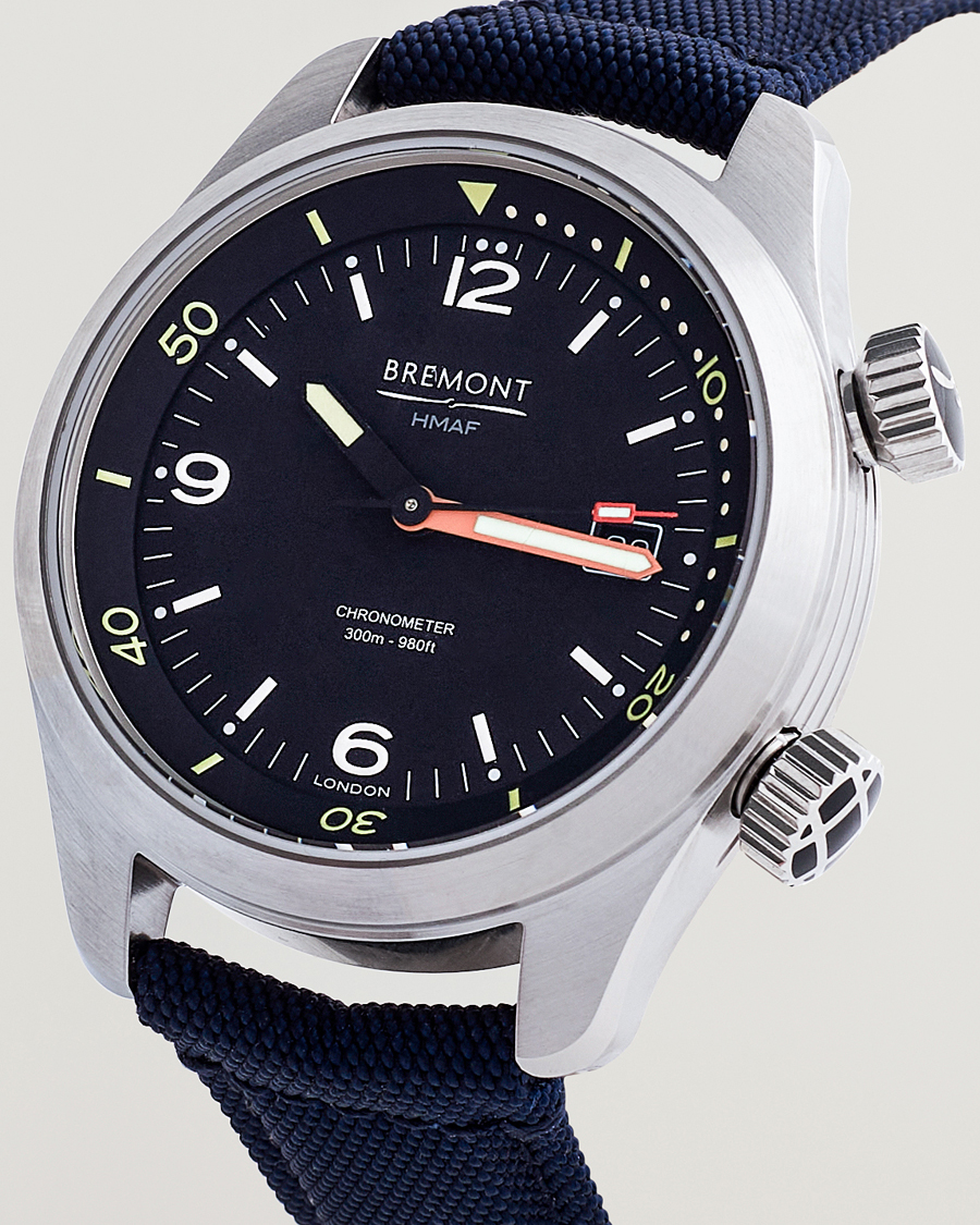 Herren | Fine watches | Bremont | Argonaut 42mm Navy Nato Strap