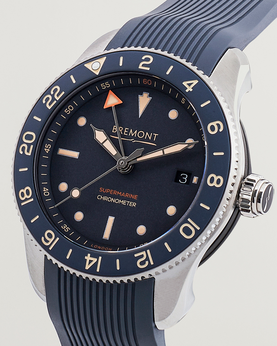 Herren | Fine watches | Bremont | Limited Edition Supermarine Ocean GMT 40mm Grey Rubber